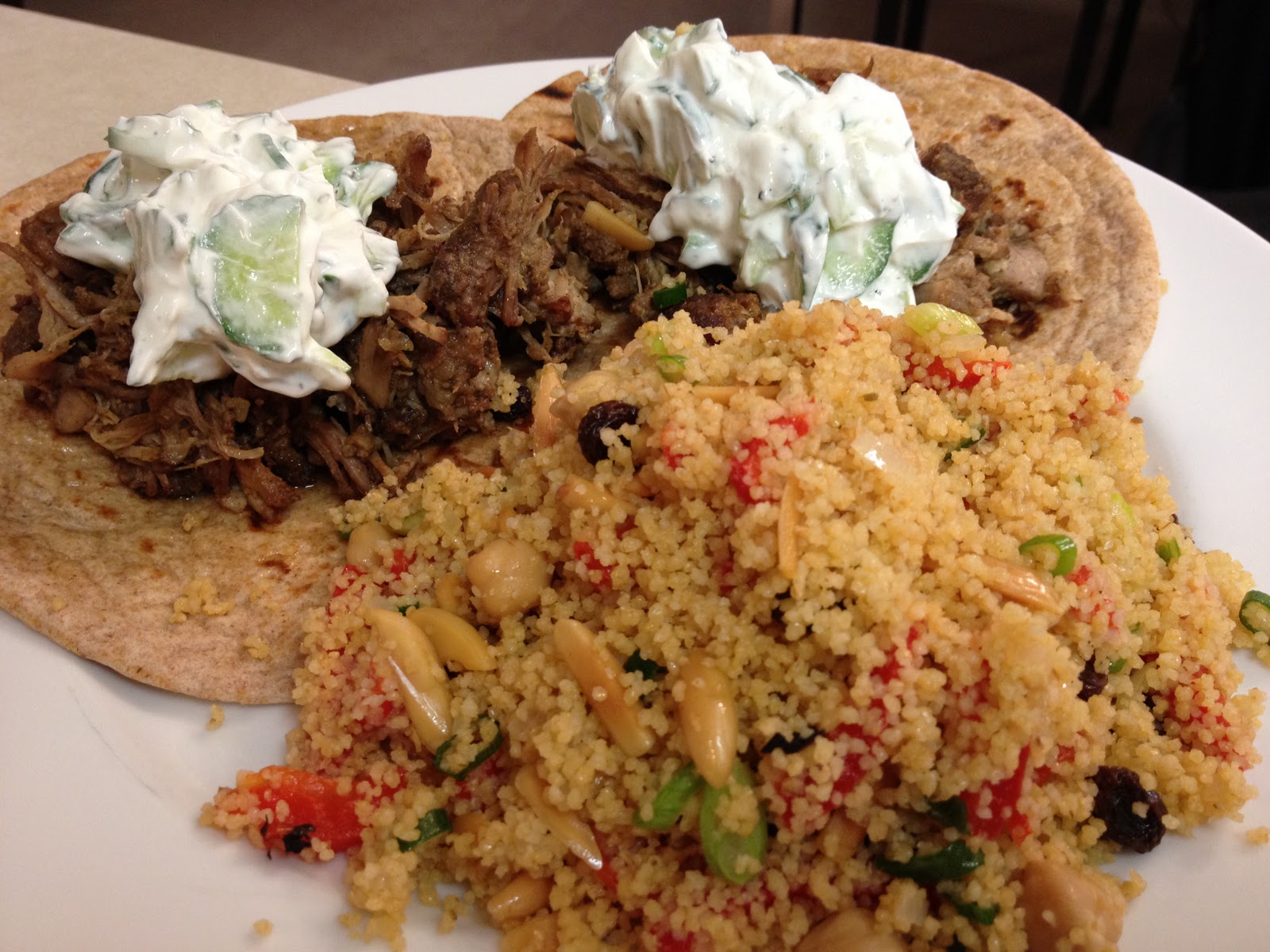 Claire's Culinary Connection Lebanese Style Pork with Ras El Hanout