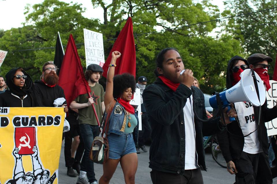 maoistroad USA Texas — Comrades protests against President Trump