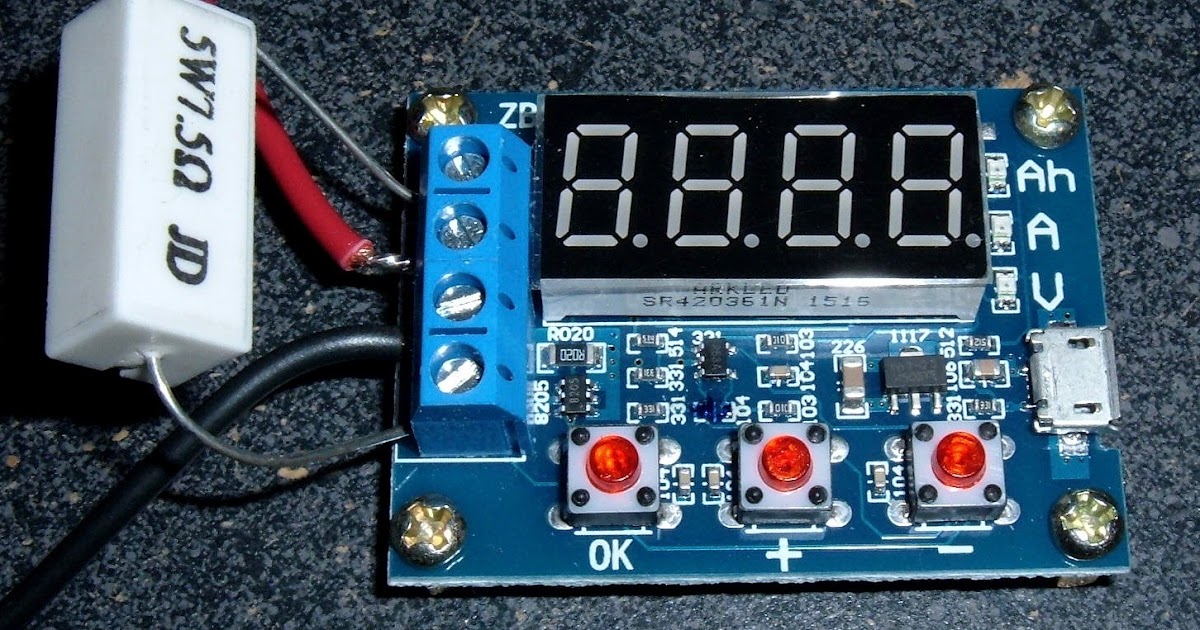 18650 Li-ion Lithium Lead-acid Battery Capacity Meter Discharge Tester Analyzer