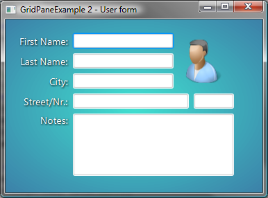 JavaFX 2.0 Layout Panes - GridPane - Java Code Geeks