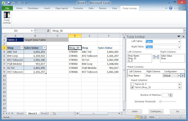 How to use Fuzzy Lookup or Fuzzy Match in Excel