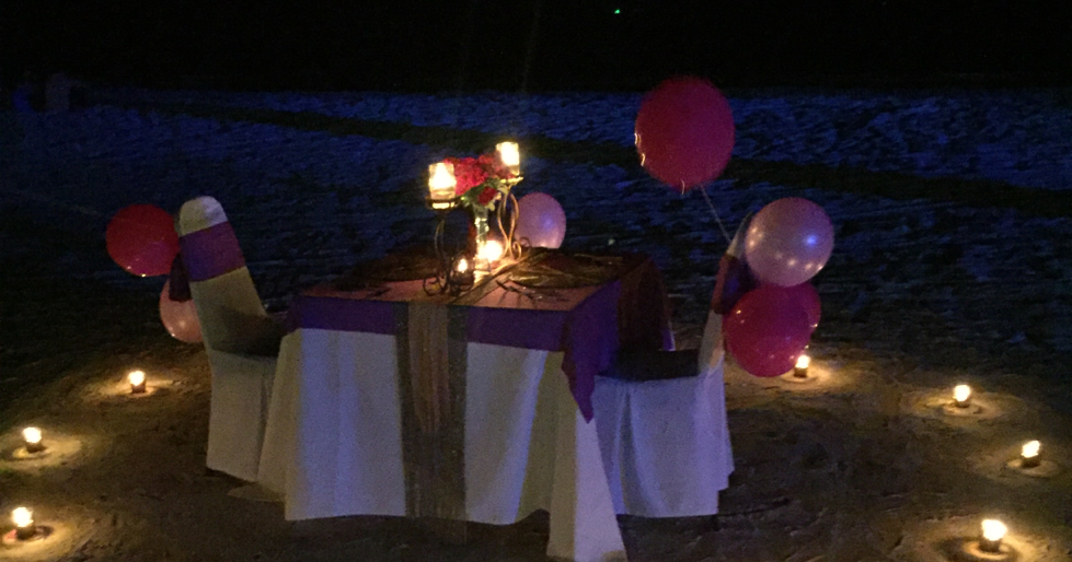 kisahtiny: Candle Light Dinner di Pantai Cenang, Langkawi
