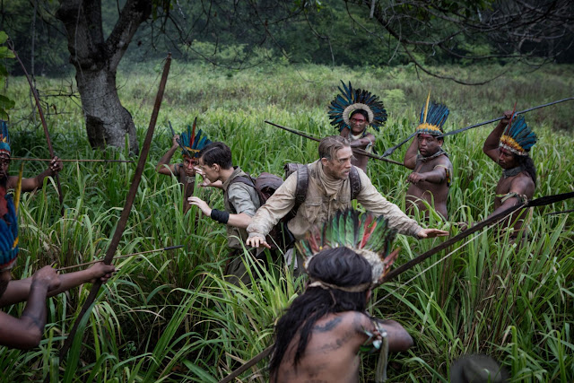 Charlie Hunnam and Tom Holland in The Lost City of Z