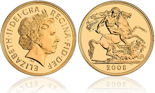 جنية ذهب , gold pound , uk coin , جنية الذهب