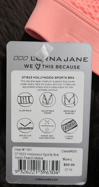 lorna jane bra size