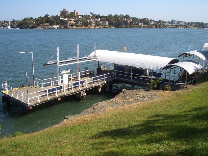 Sydney City and Suburbs Huntley Point, ferry wharf