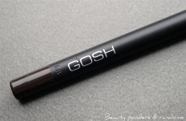 Beauty ponders: Review GOSH Velvet eyeliner Truly Brown