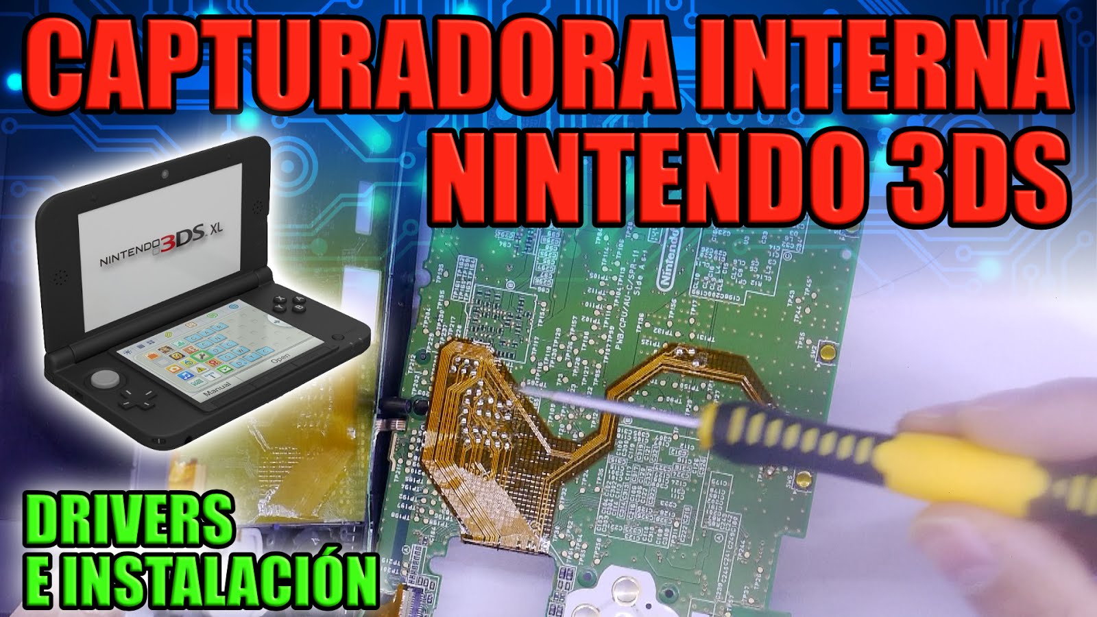 rosario Grabar Infectar Capturadora interna Nintendo 3DS, via hardware, Tutorial de instalacion en  pc - Mundo Yakara