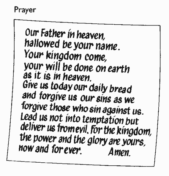 lord's prayer clipart - photo #24