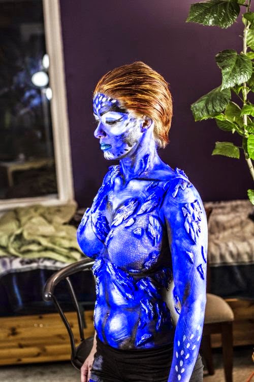 X Men Blue Girl Costume
