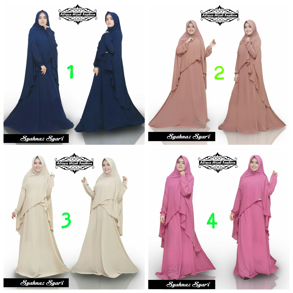  Jual Baju Hijab Syari Terbaru Syahnaz Syar i By Alisya 