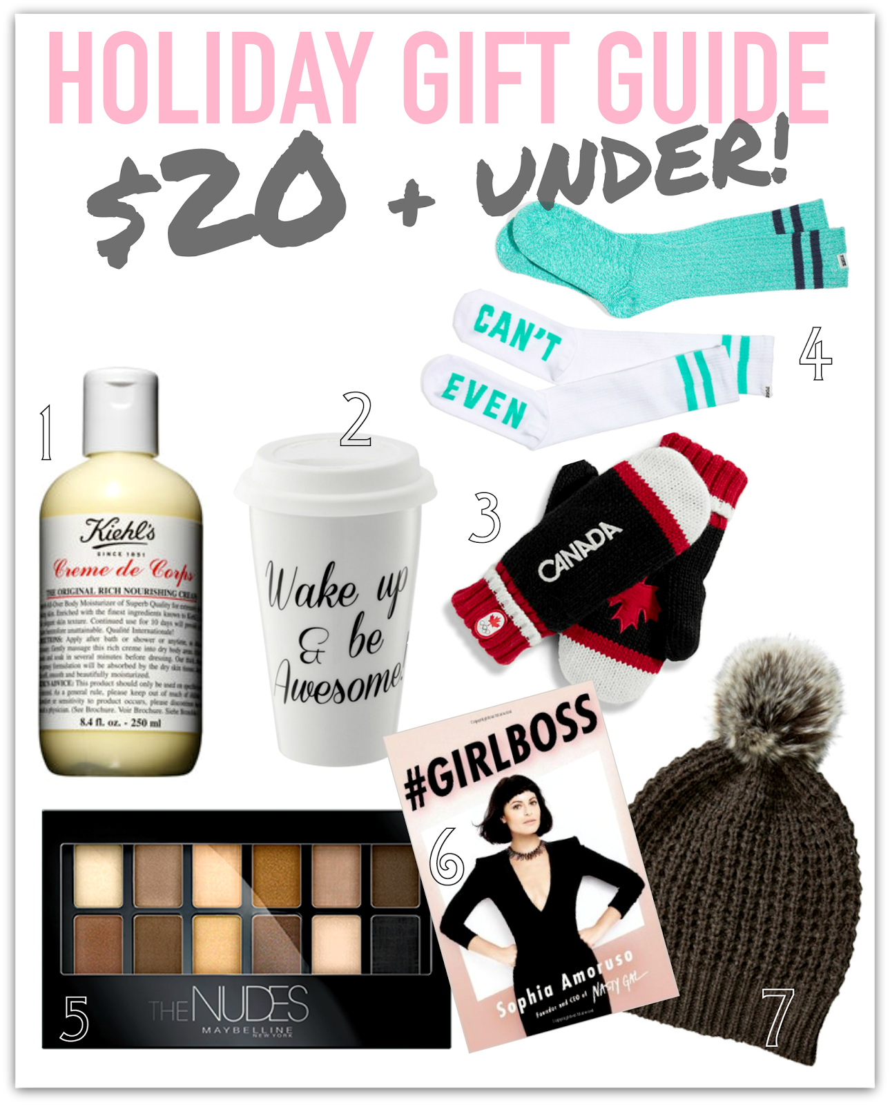 Holiday Gift Guide: 20 Dollars & Under! - rachspeed