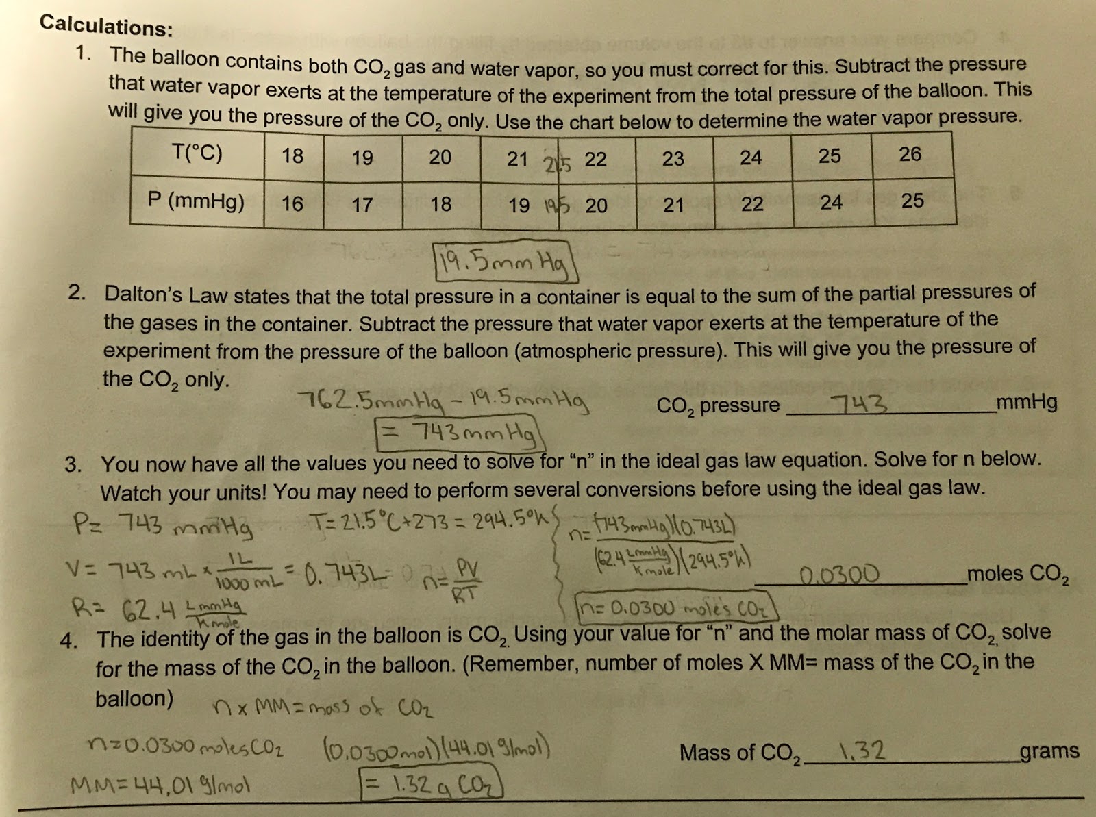 Lab 18 Alka Seltzer and the Ideal Gas Law Lab