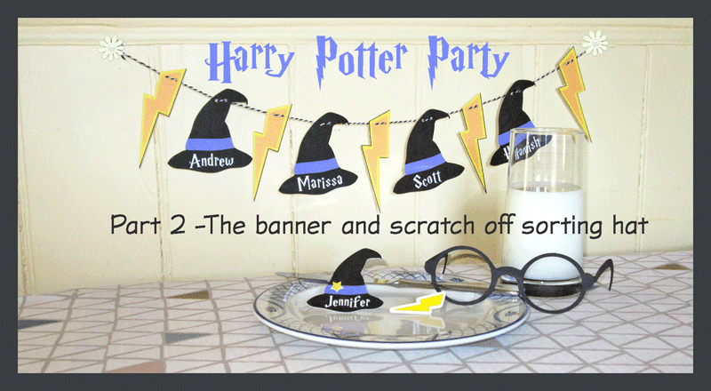 Silhouette British isles: Harry Potter Bash (aspect 2) Banner, scratch photo about Printable Sorting Hat Quiz titled Silhouette British isles: Harry Potter Celebration (element 2) Banner, scratch