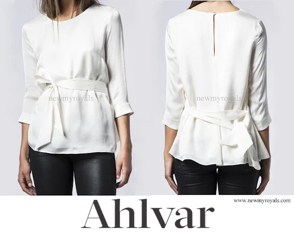 Princess Sofia wore AHLVAR Hisako Blouse