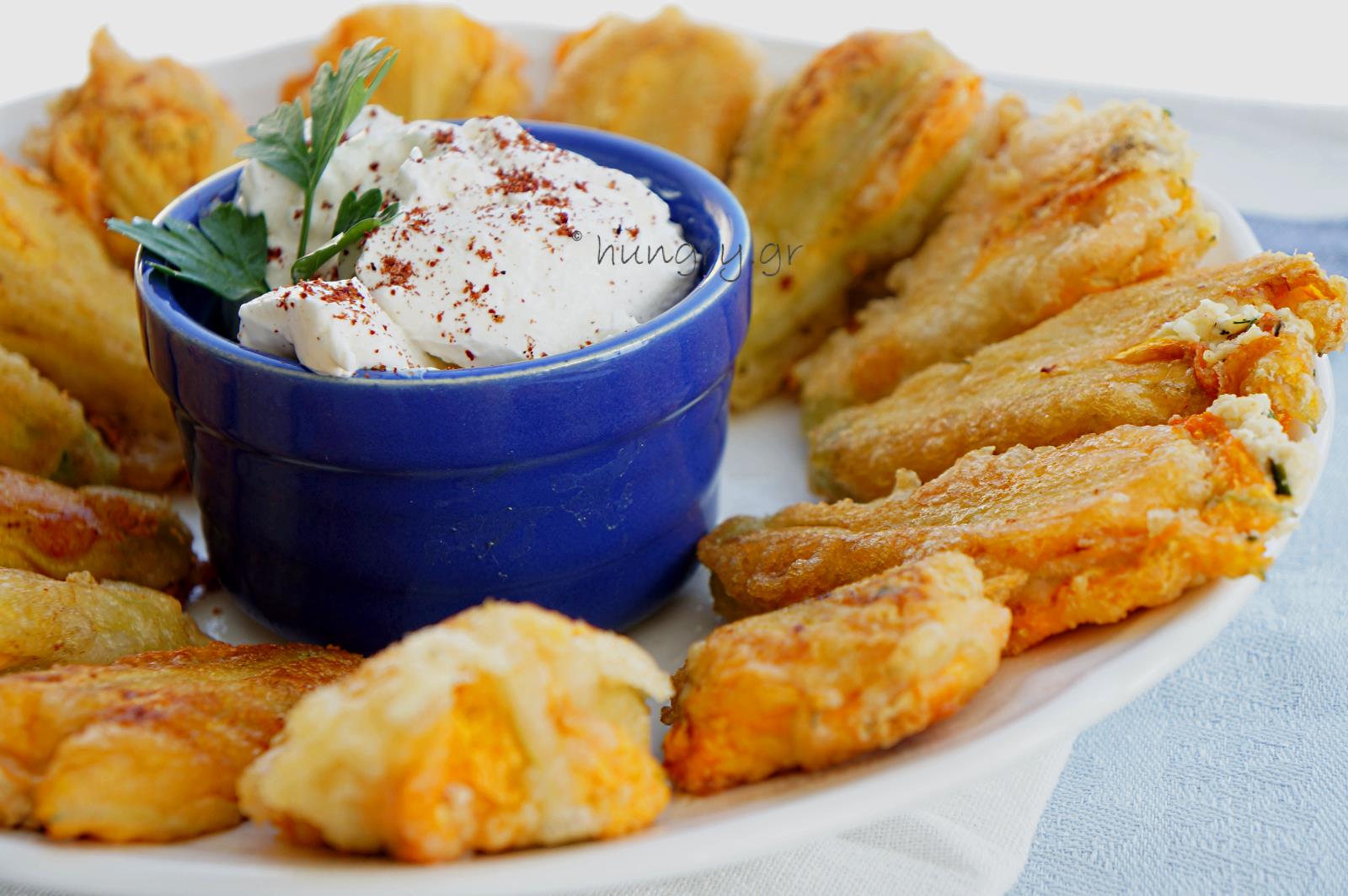 Kitchen Stories Cheese Stuffed Zucchini Flowers