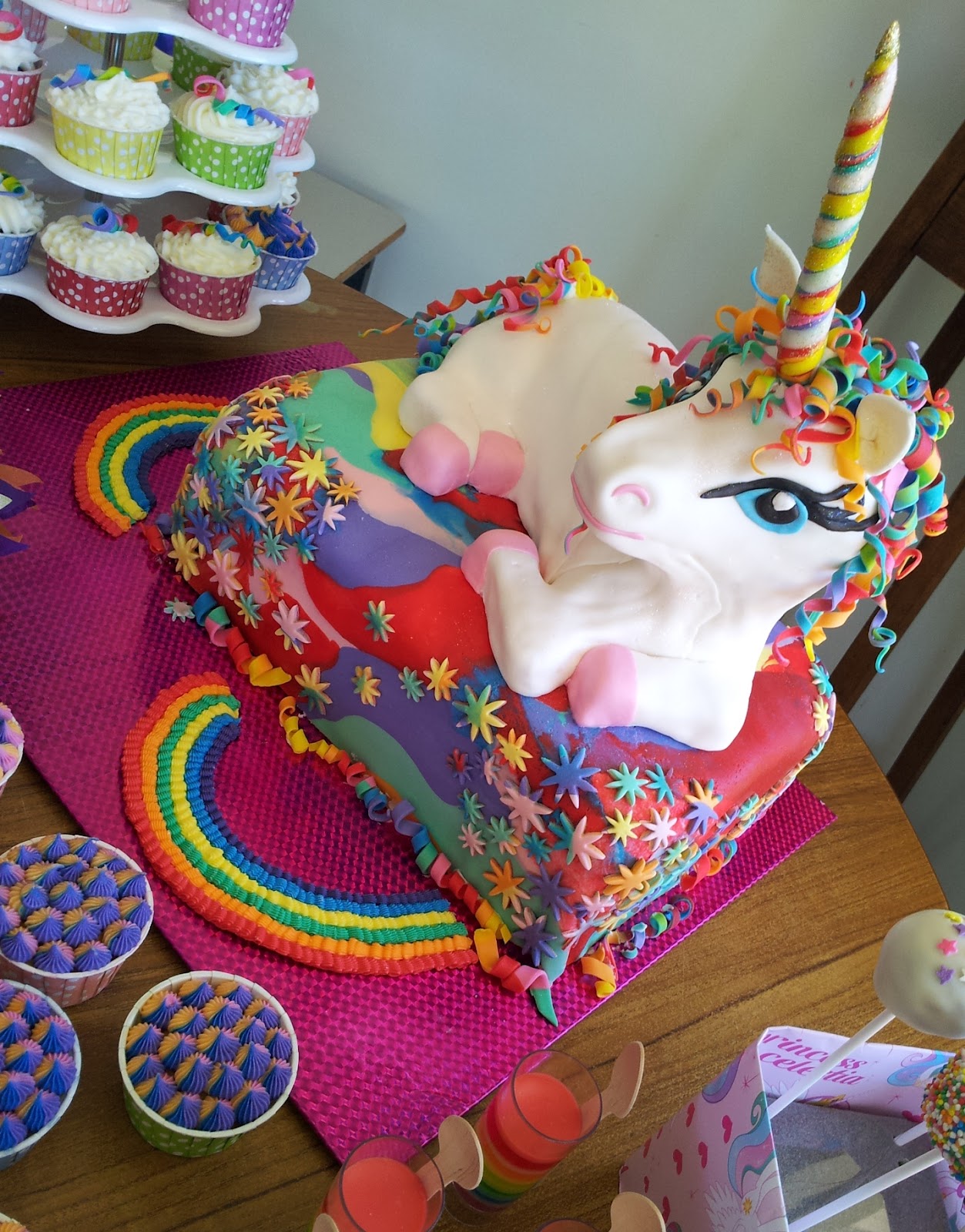The Quick Unpick: The Rainbow Unicorn Cake semi-tute
