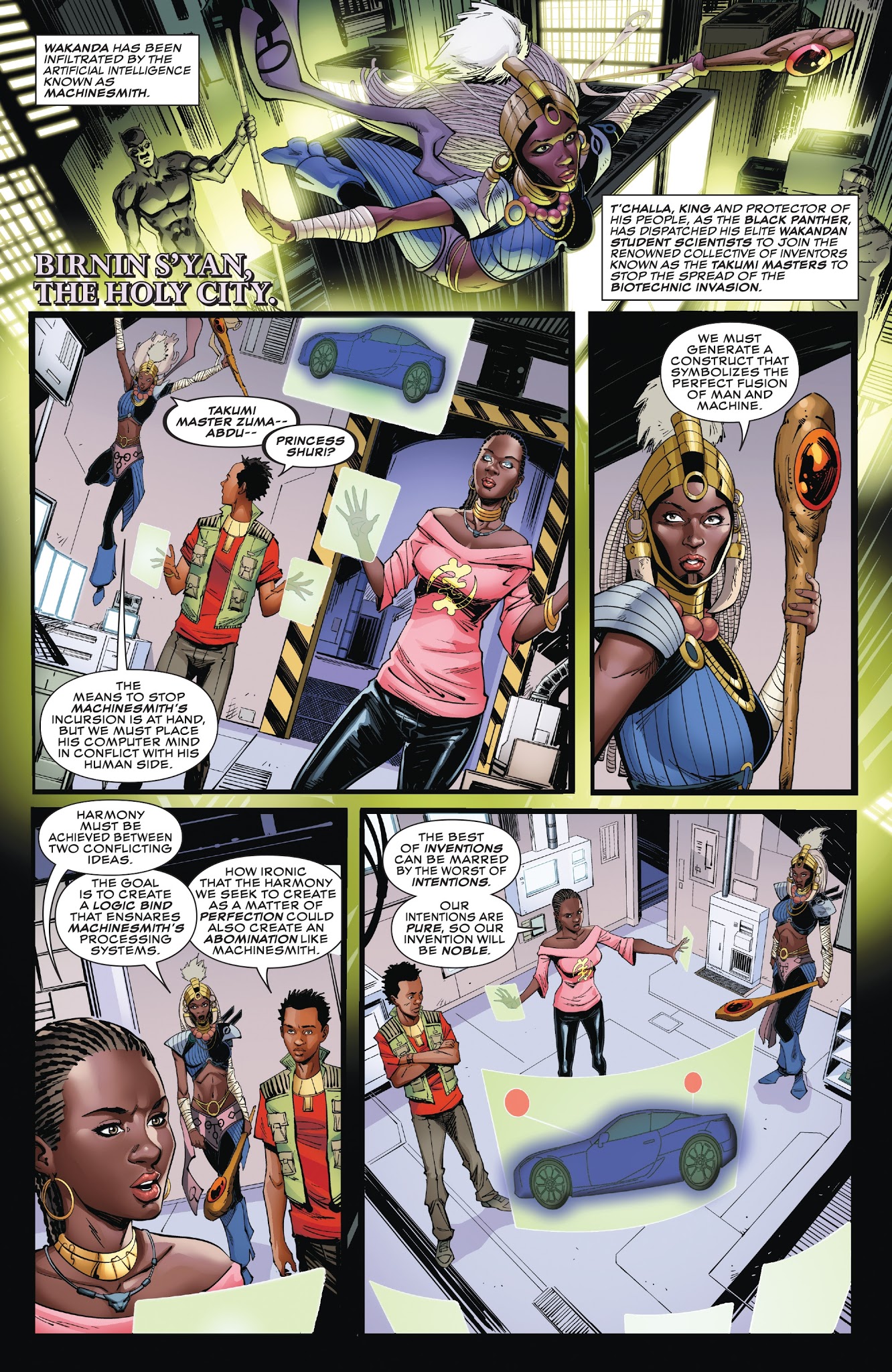 Read online Black Panther: Soul of a Machine comic -  Issue #3 - 3