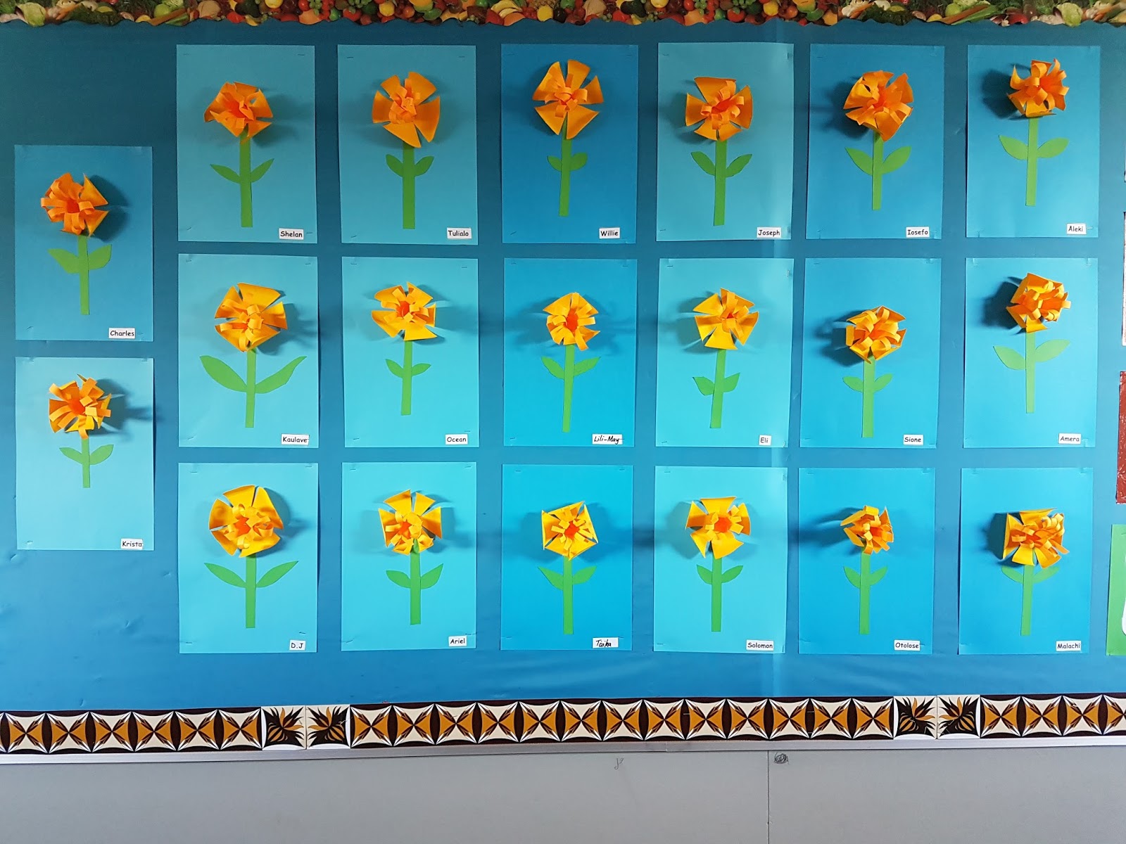 Room 6 with Mrs Raj Ruapotaka School Daffodil Day