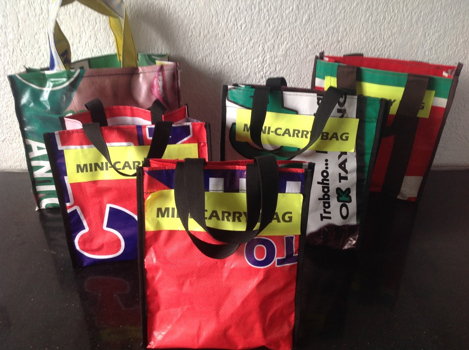 EcoWaste Coalition Shows Bags and Other Functional Items from