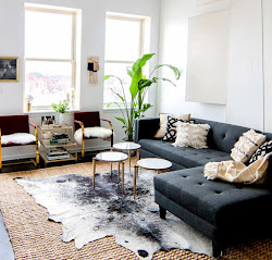 living room modern boho mood board domaine bohemian rooms decor gray grey rug rugs sofa lounge unique glam sectional natural