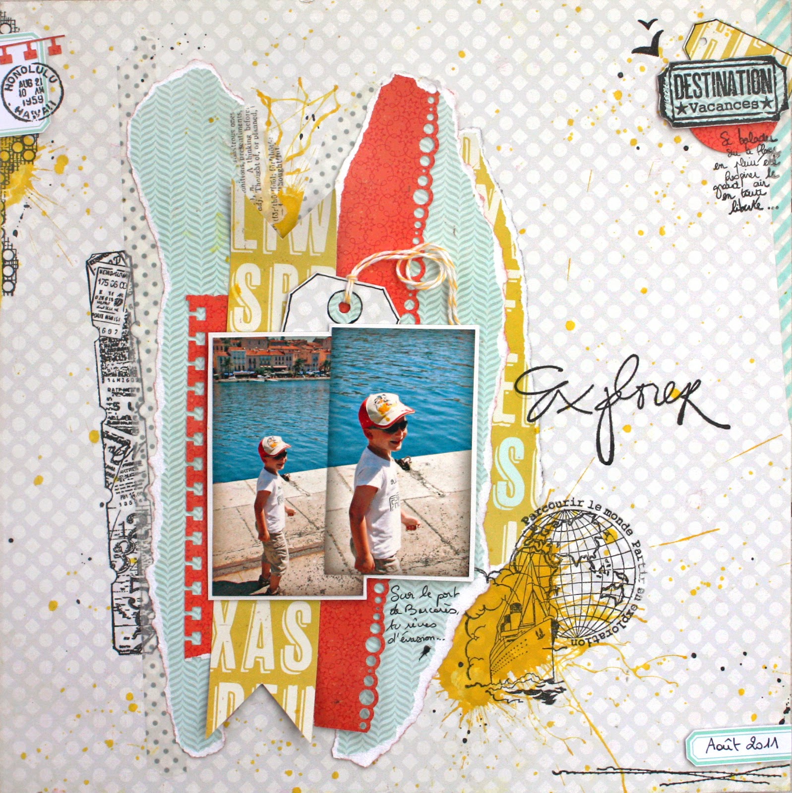 ScrapPlaisir le scrap de shannon91 ** My scrapbook nook challenge