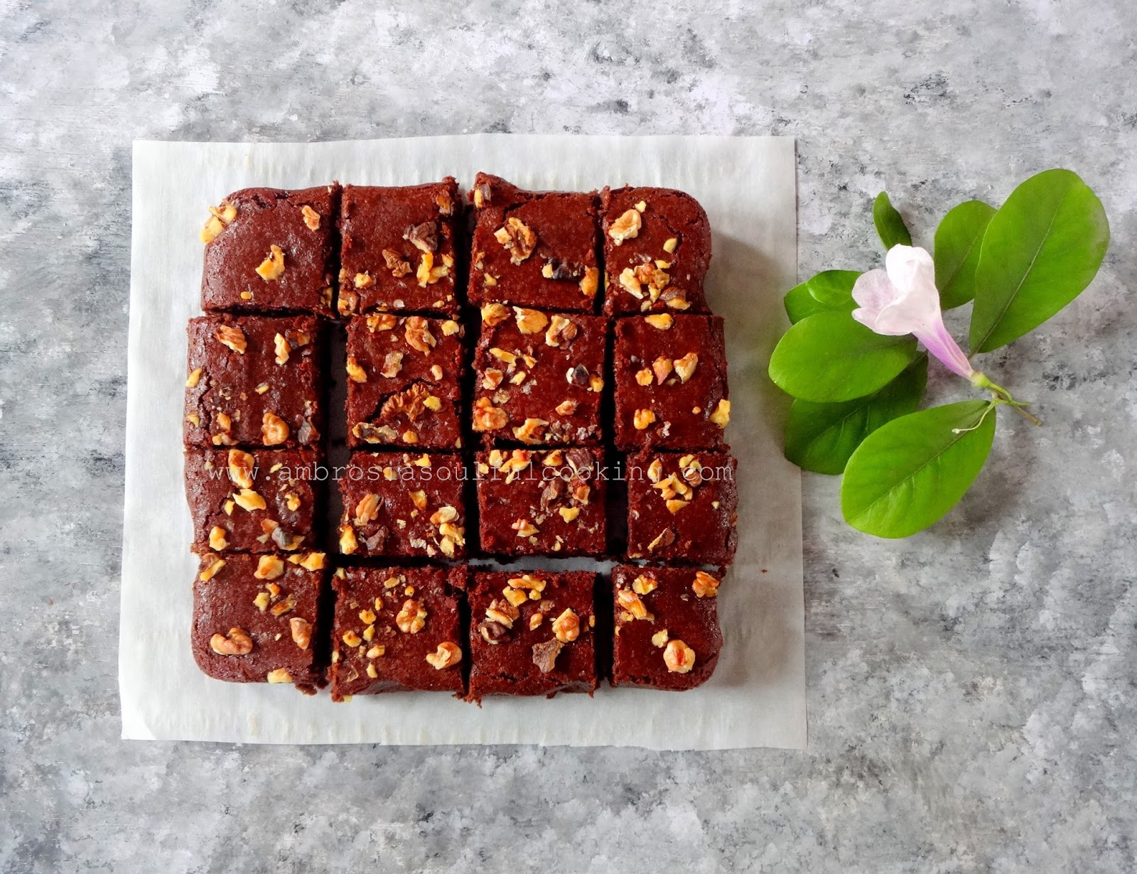 Eggless Buckwheat Flour Brownies (Glutenfree) Ambrosia