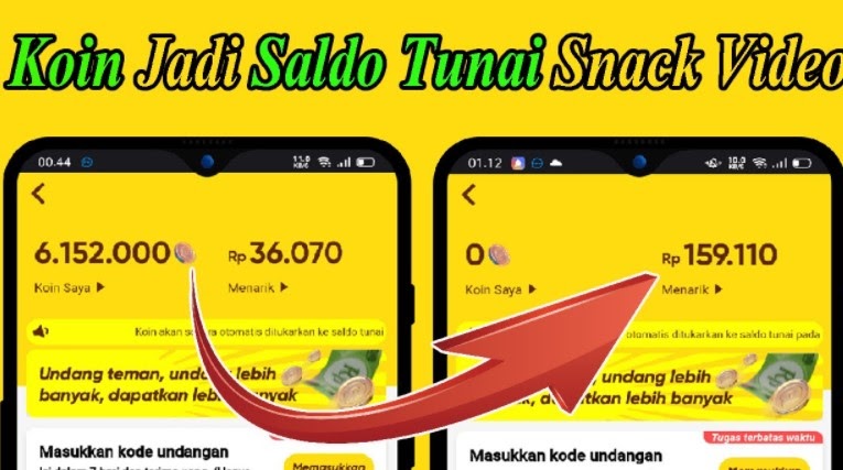 Berapa Koin Untuk Menukar Uang Di Snack Video Berikut Nilainya Droidide
