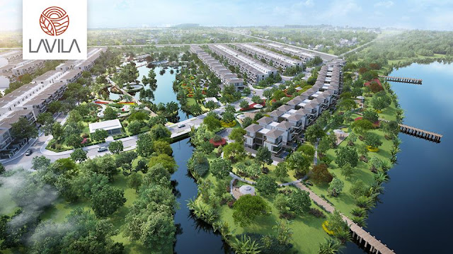 Phối cảnh dự án Lavila Nhà Bè, phát triển bởi kiến á.