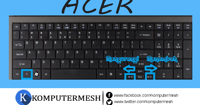 Cara Mengaktifkan Tombol Fn Pada Laptop Acer - √ 5 Cara Mengaktifkan