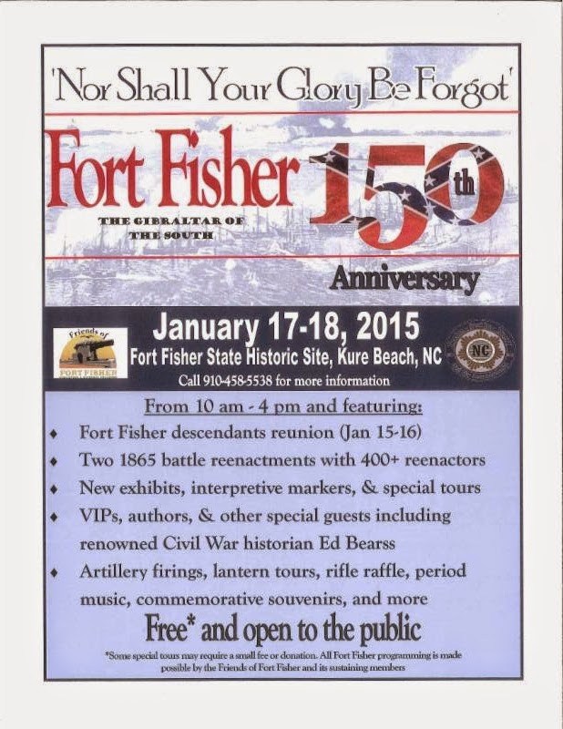 Pleasure Island, NC Battle of Fort Fisher 150th Anniversary