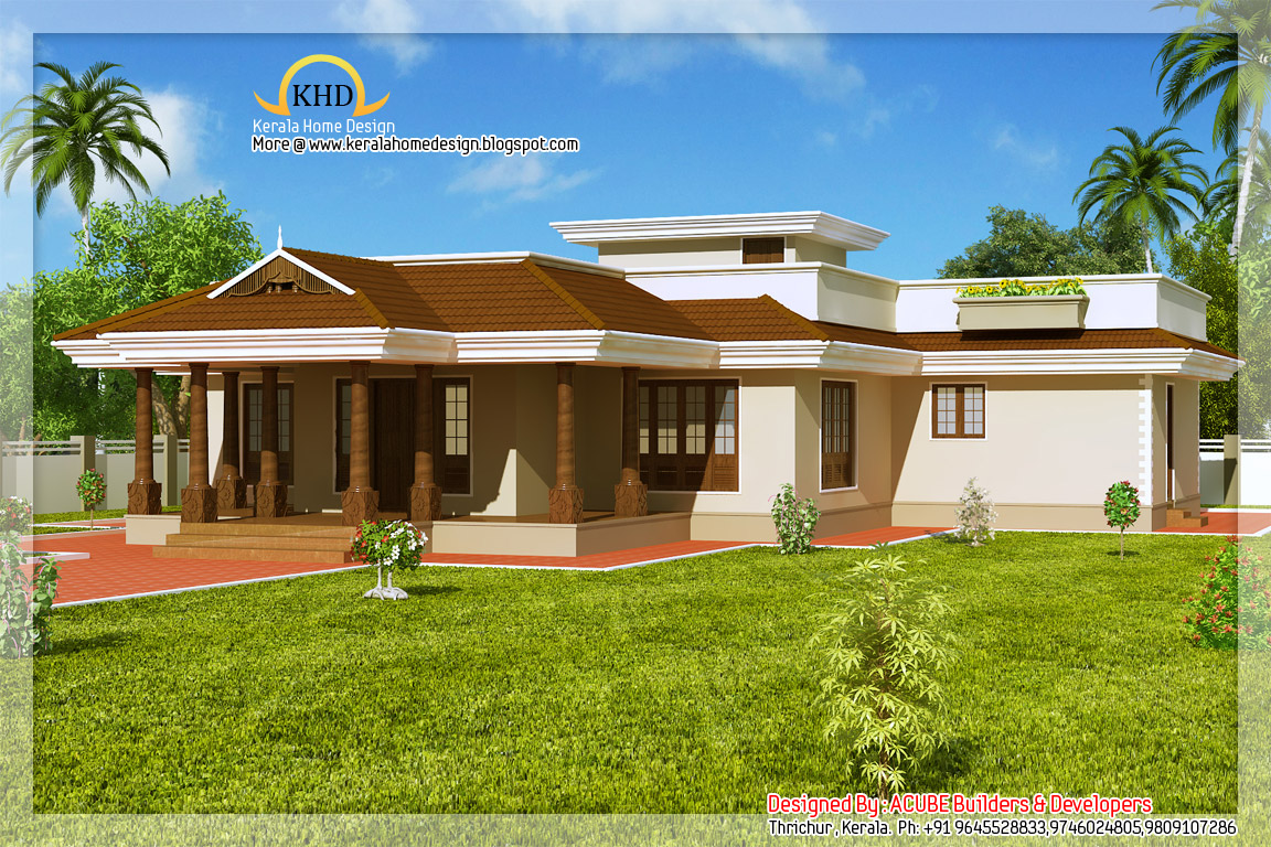  Kerala  Style Single  Floor  House  2165 Sq Ft Kerala  