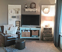 living room cozy minimalist reveal cottage wall tv