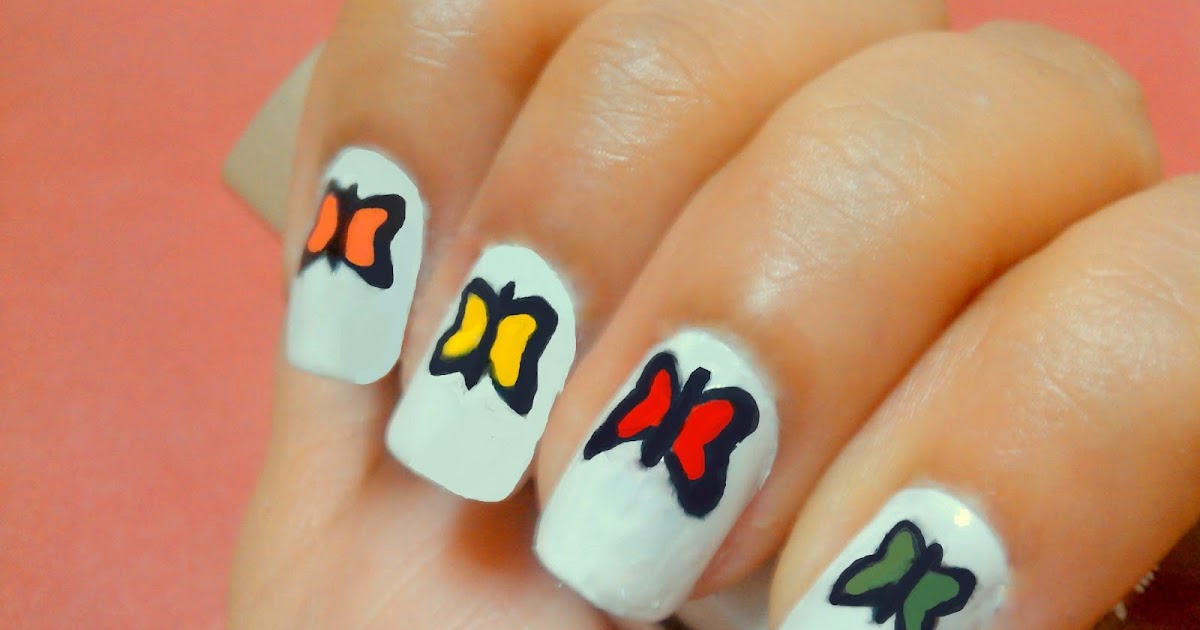 Nail Art Tutorial-Butterfly On Nails
