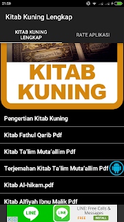 Tampilan Aplikasi Kitab Kuning Lengkap