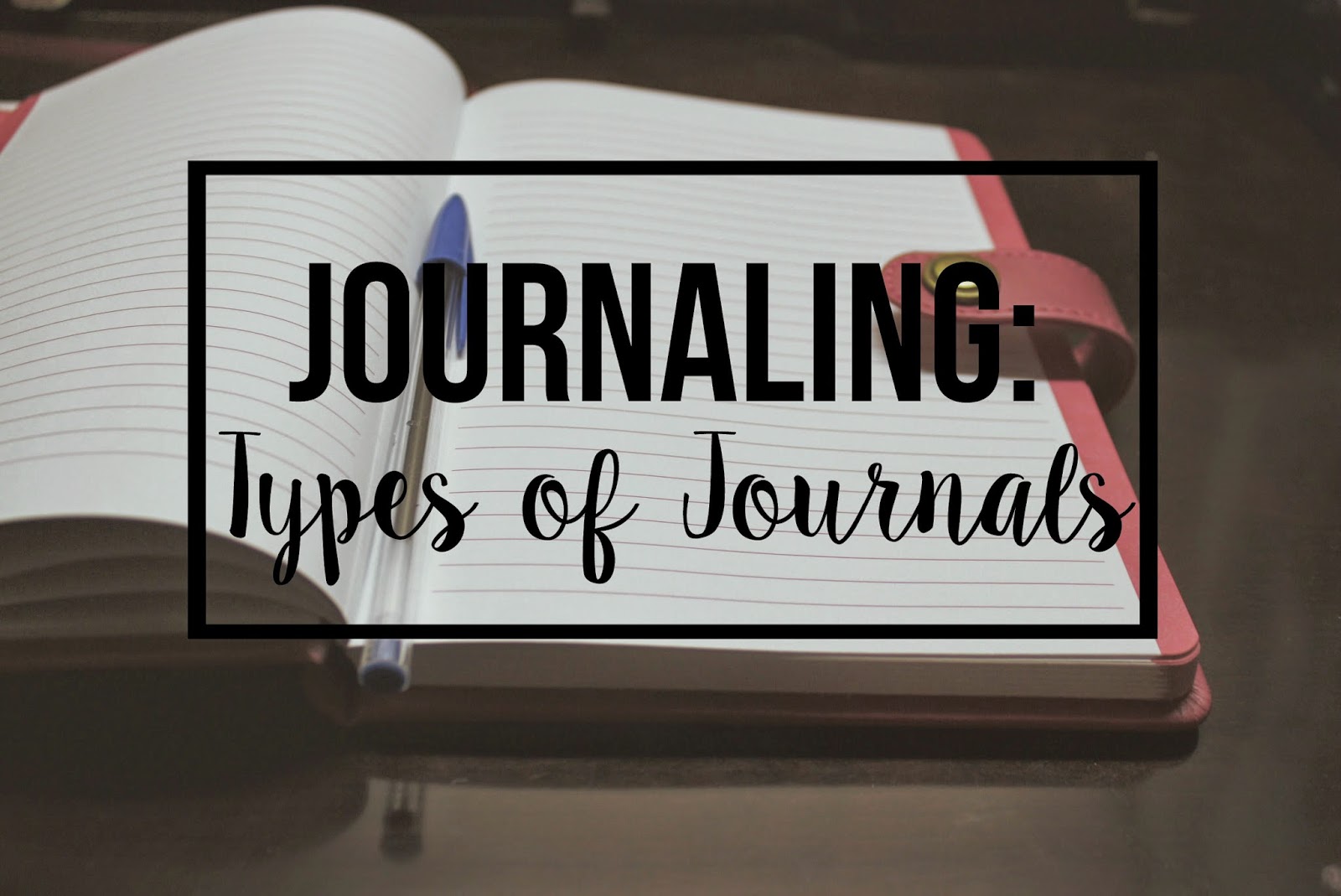 Robin Lee Different Types of Journals