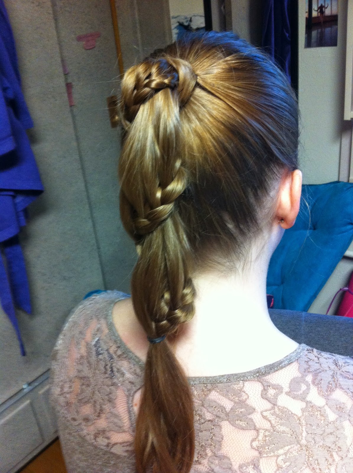 Braids Twists Buns And More Winding Lace Braid Ponytail