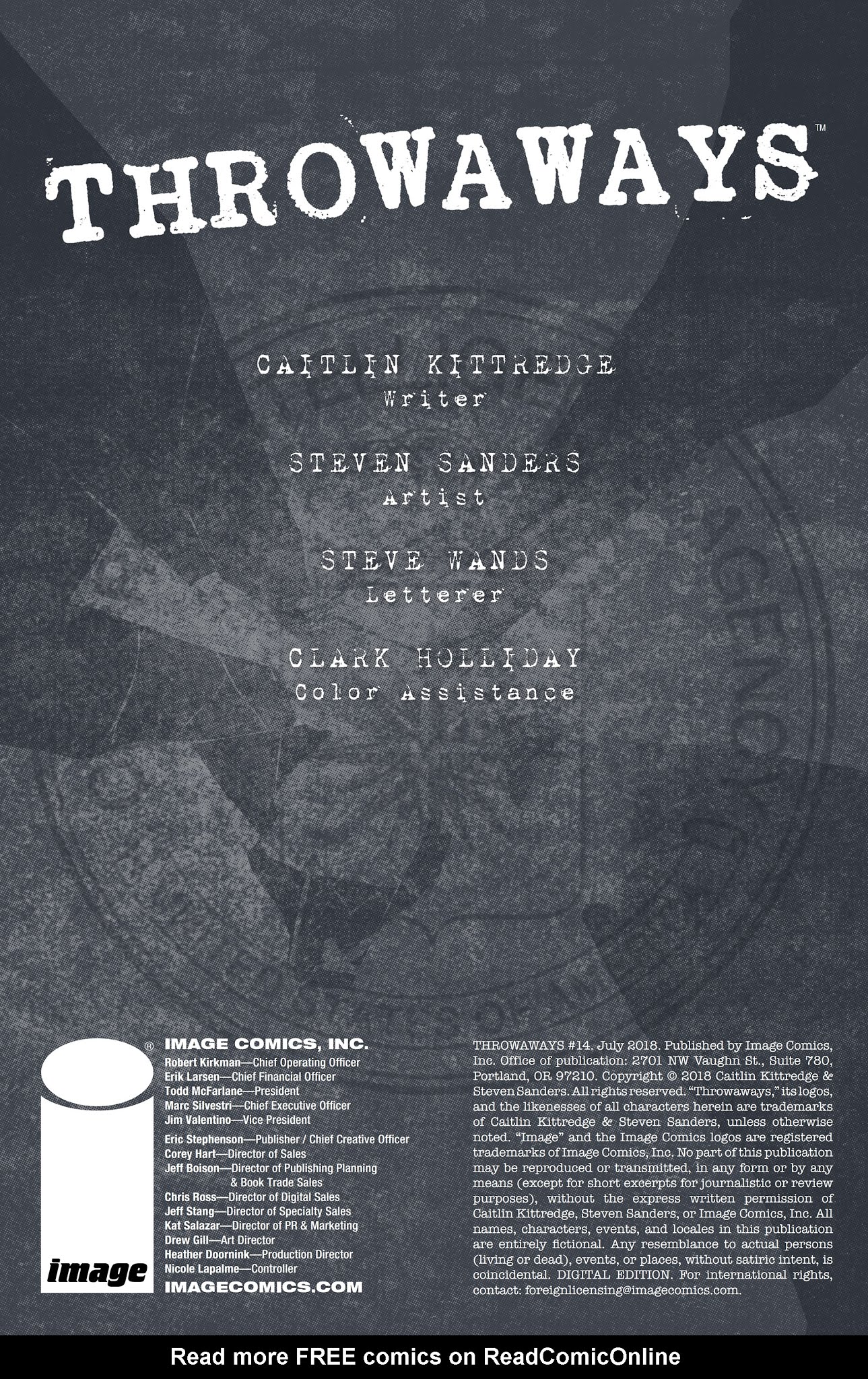 Read online Throwaways comic -  Issue #14 - 2