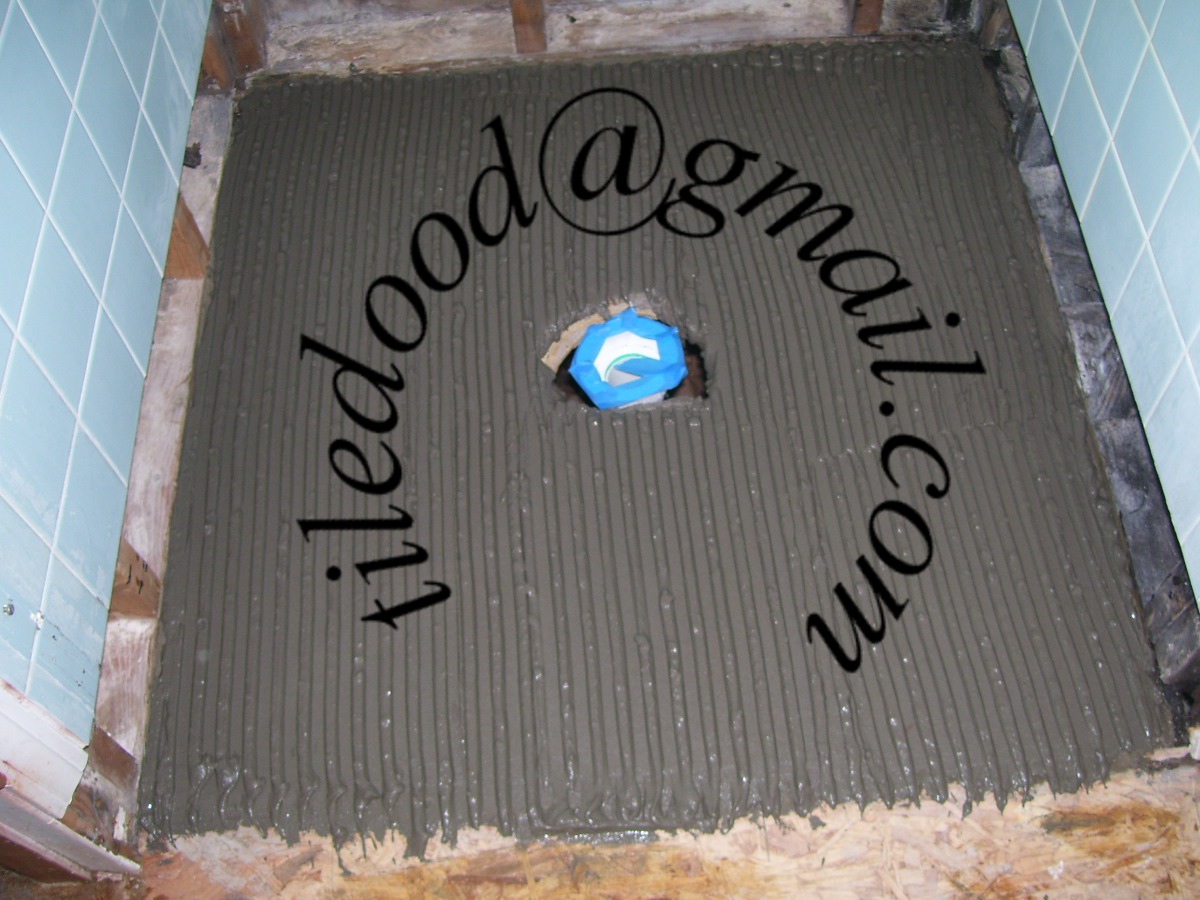 Tile the World! Cracked and Leaking Acrylic Shower Pan Repair Upstate SC