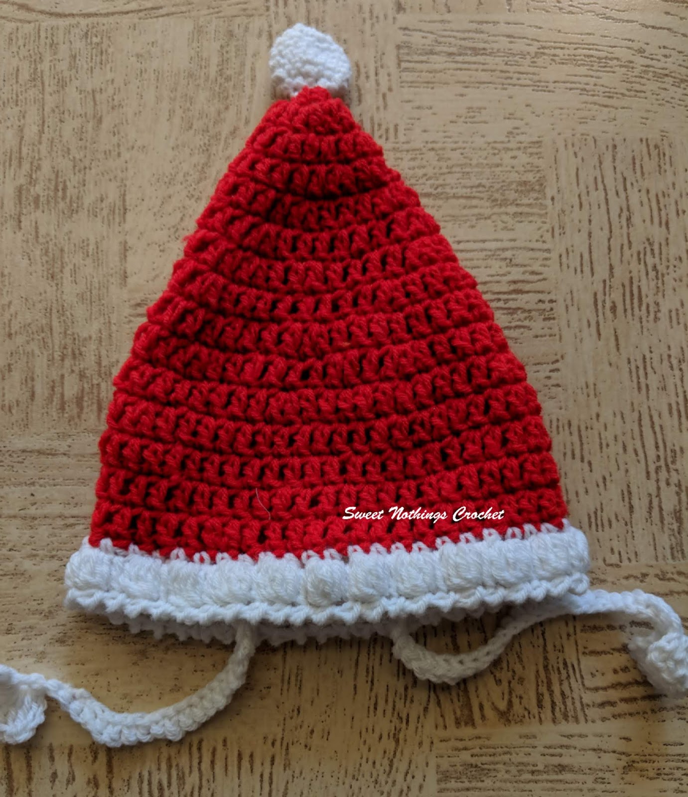 Sweet Nothings Crochet SANTA CAT HAT