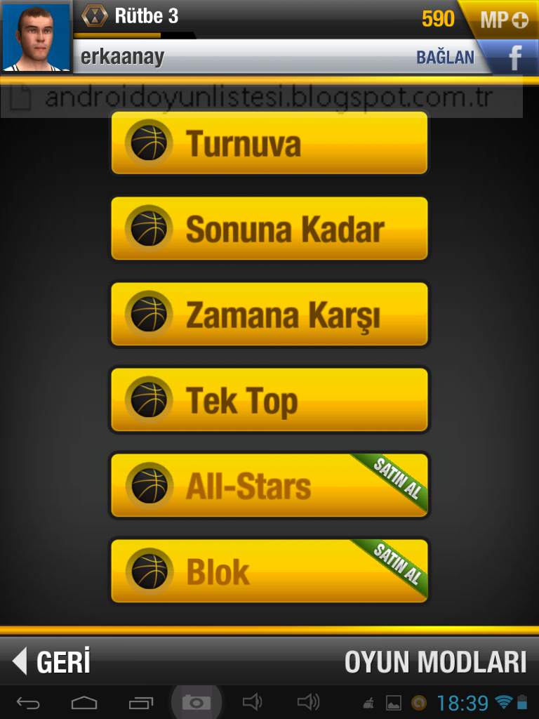 android oyun listesi 2 Basketball King İndir