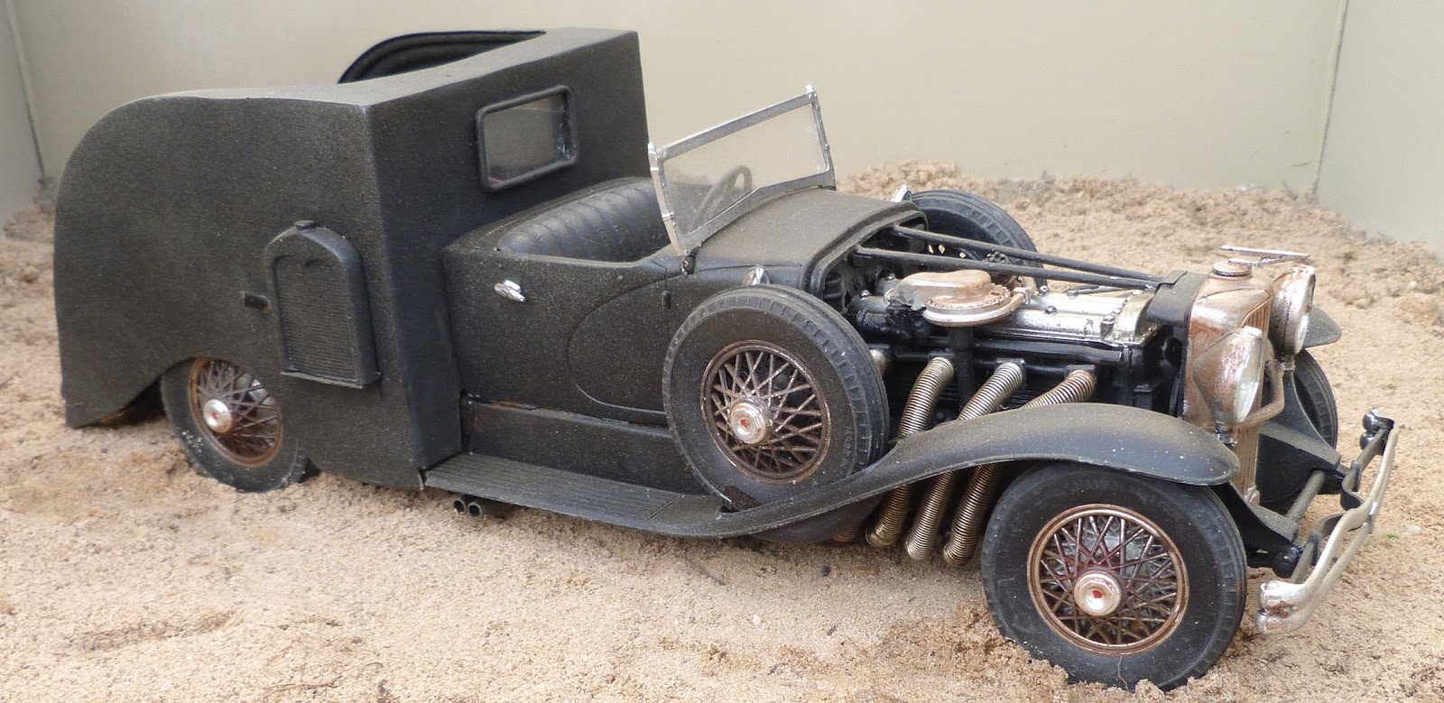 Just A Car Guy Gary made a model of Howard Hughes' glider towing