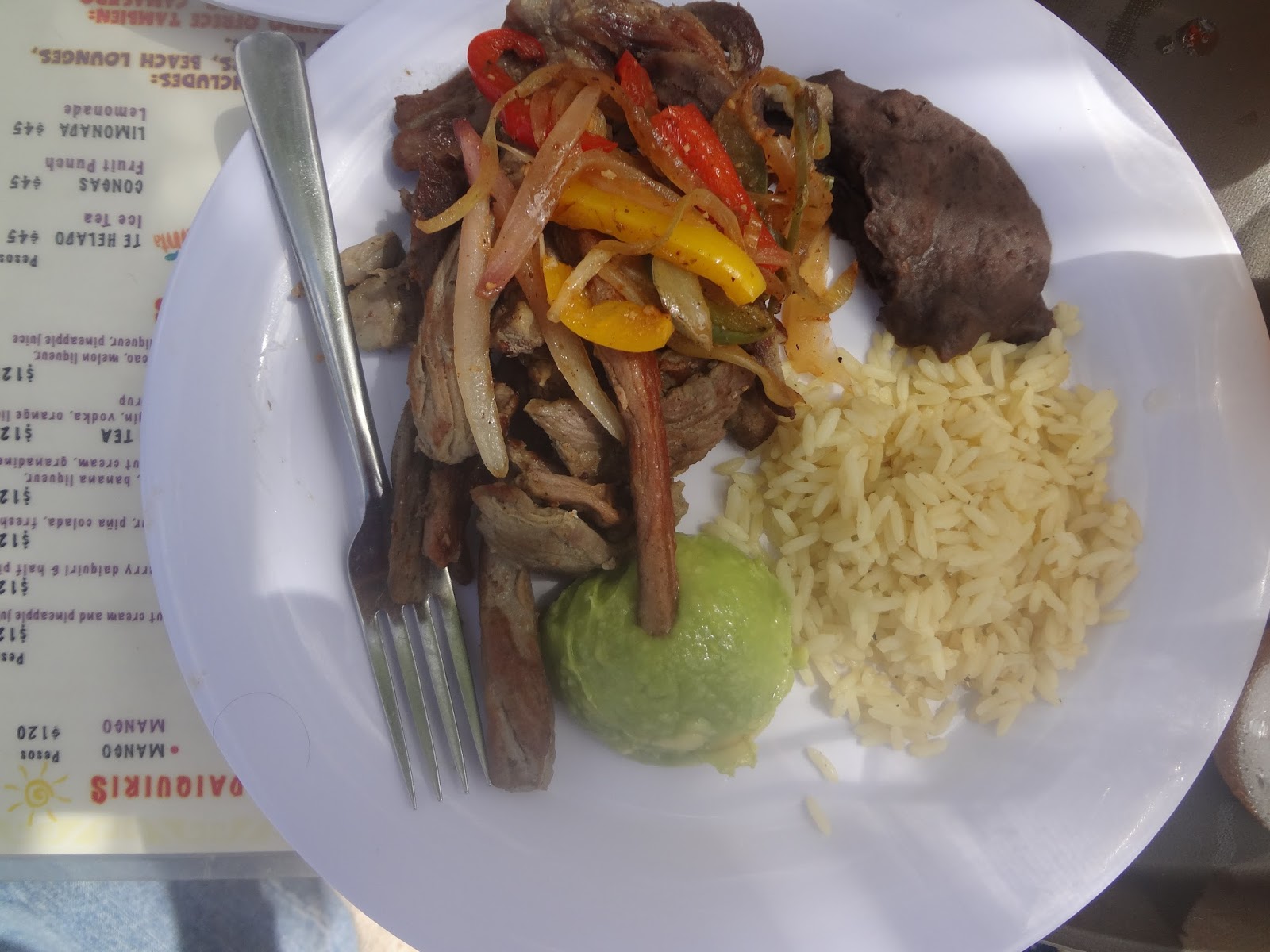 Suma's Recipes Delicious food at Mr Sanchos, Cozumel, Mexico.