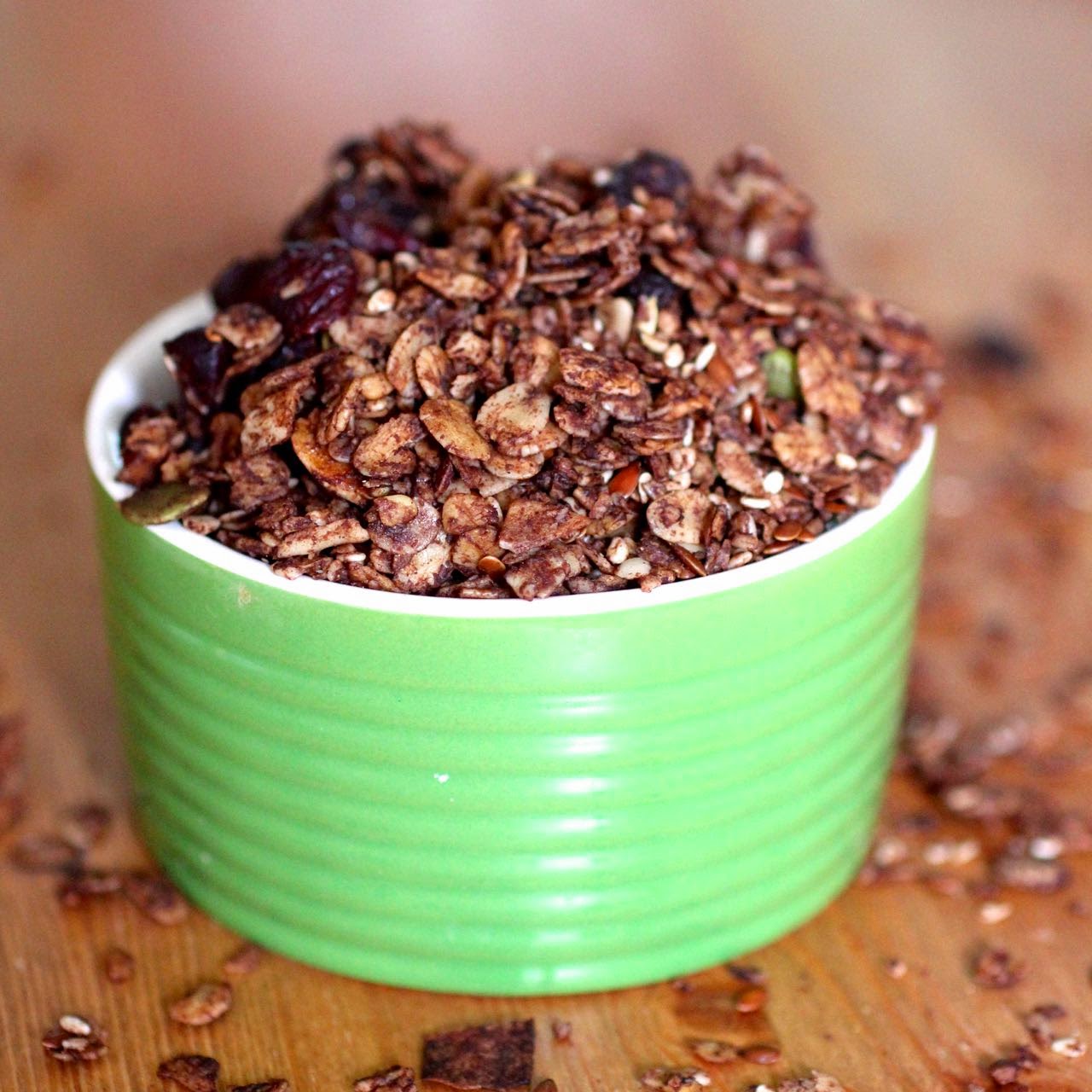 Green Gourmet Giraffe: Chocolate muesli (granola)