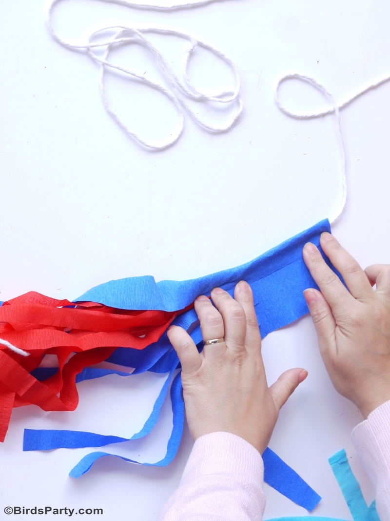 DIY 4th of July Party Photo Booth Balloon Tassels
