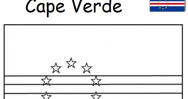 Geography Blog: Flag of Cape Verde coloring page