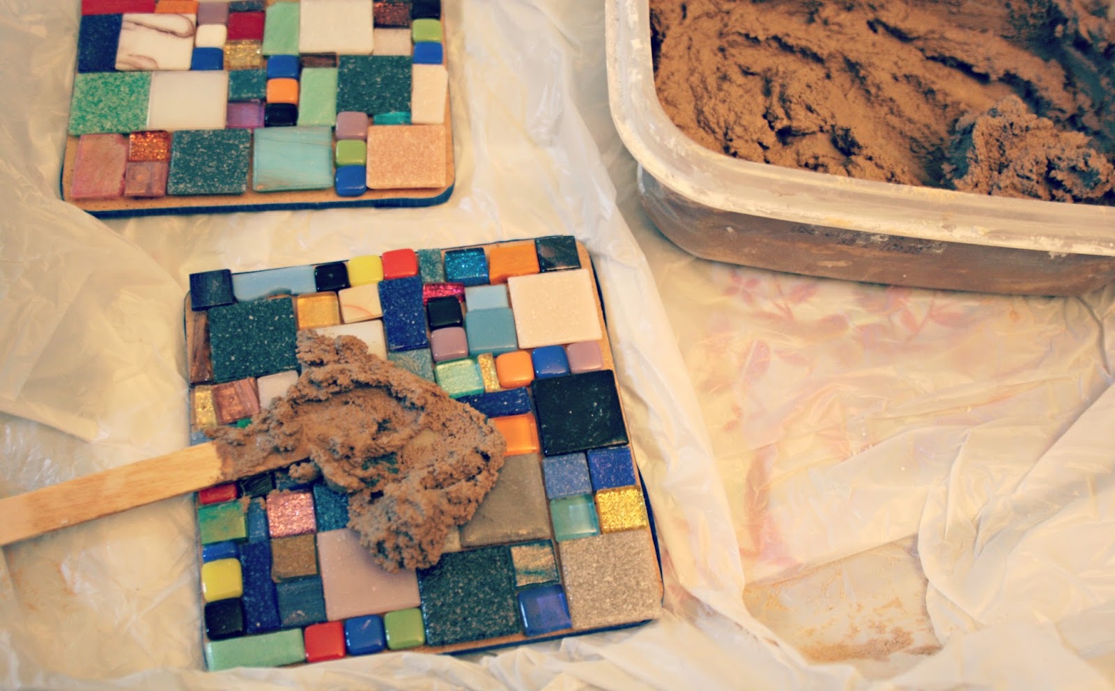 Art By Earth Mother Mosaics How To Make 4 Inch Mosaic Coasters Using