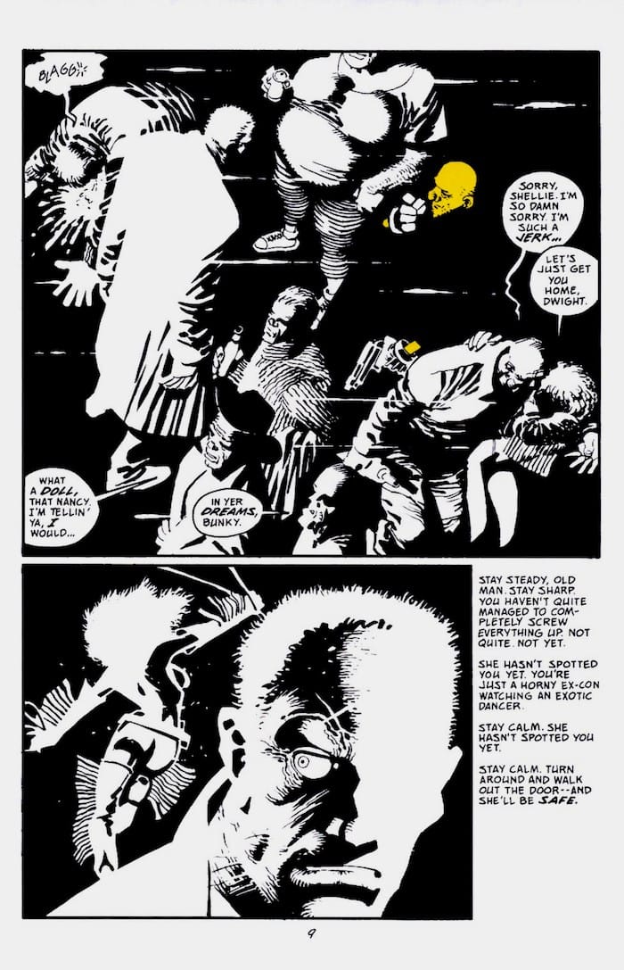 Sin City That Yellow Bastard 5 Frank Miller art & cover Pencil Ink