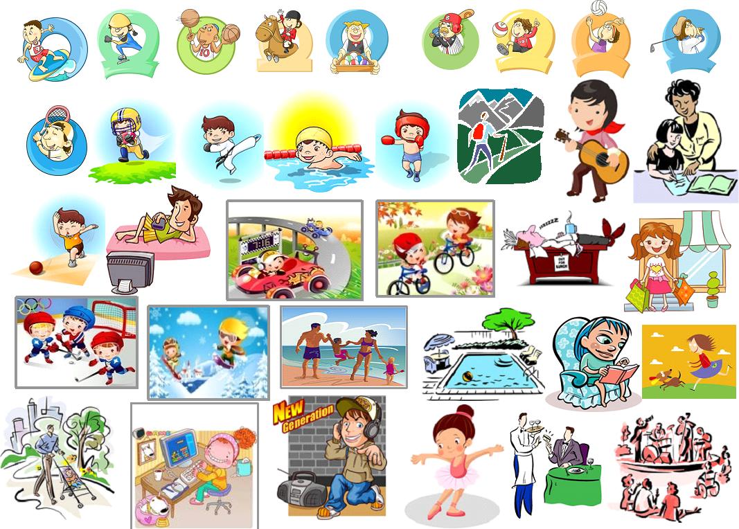 разные хобби. творческие увлечения. увлечения в жизни. Hobbies идеи для онлайн урока. хобби картинки.