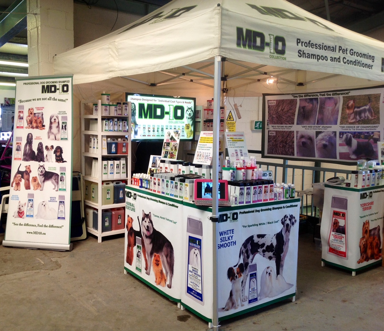 Professional Dog Grooming Shampoo MD10 Collection Champu para Perros